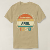 april 1958 t-shirt (Design voorkant)
