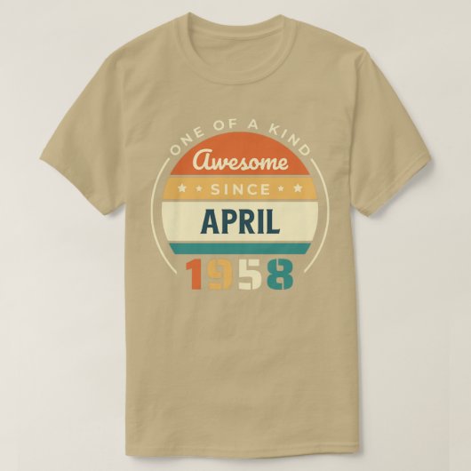 april 1958 t-shirt (Design voorkant)