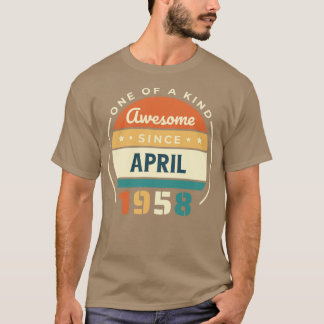 april 1958 t-shirt