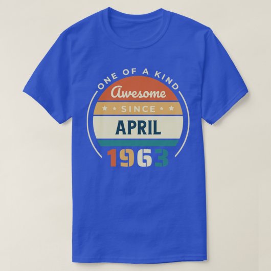april 1963 t-shirt (Design voorkant)