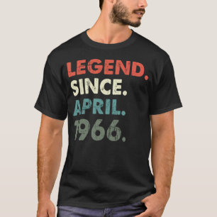 April 1966 Legendarisch jaar 1966 Retro 1966 Legen T-shirt