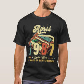 APRIL 1987 Geïmd op 33 jaar 1987 T-shirt (Voorkant)