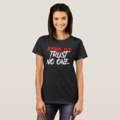 April 1st Trust No One Prankster Prank Fools Day T-shirt (Voorkant volledig)