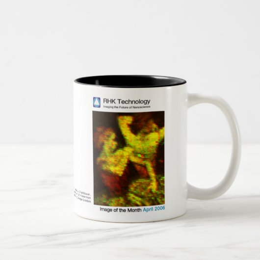 April 2006 - RHK Technologie: Afbeelding van de ma Tweekleurige Koffiemok (Rechts)