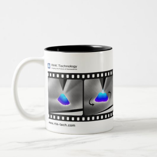 April 2007 - RHK Technologie: Afbeelding van de ma Tweekleurige Koffiemok (Links)