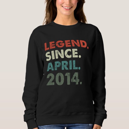 April 2014 Legendary Year 2014 Retro 2014 Legend S Trui (Voorkant)
