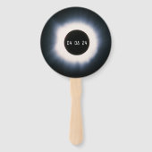 April 2024 Totale zonnepanelen in zwart-wit Handwaaier (Achterkant)