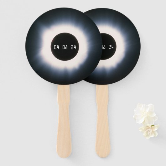 April 2024 Totale zonnepanelen in zwart-wit Handwaaier (Voorkant en achterkant)