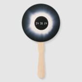 April 2024 Totale zonnepanelen in zwart-wit Handwaaier (Voorkant)