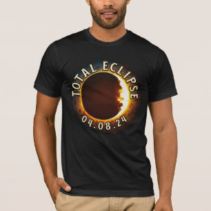 April 2024 Totale zonsverduistering T-shirt