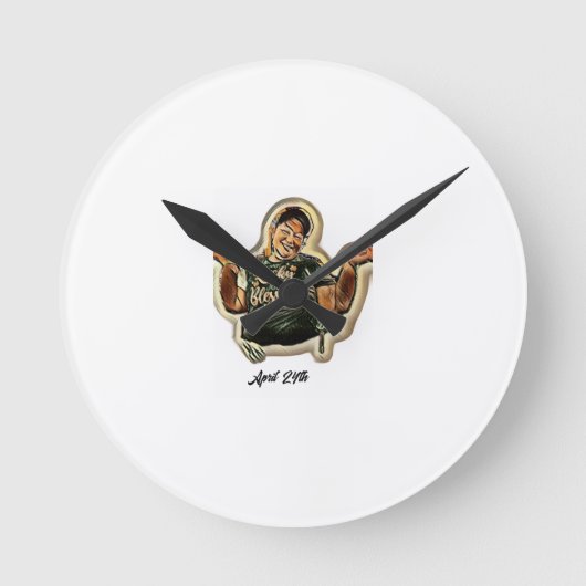 April 24th  ronde klok (Voorkant)