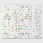 April, 5 's avonds cadeaupapier (Vlak)