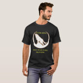 April 8 2024 Total Solar Eclipse Oklahoma Wolf Sun T-shirt (Voorkant volledig)