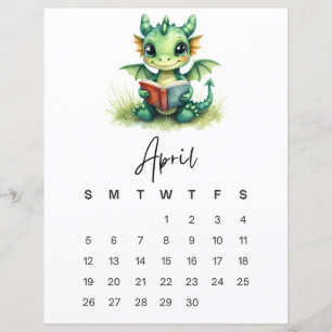 April Baby Dragon Fantasievolle Fantasie Muurkunst