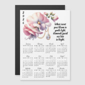 April Birth Flower & Stone Calendar (Voorkant / Achterkant)