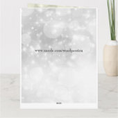 April Birthday Birthstone Diamond Greeting Kaart (Achterkant)