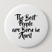 "April" Birthday Button (Voorkant)