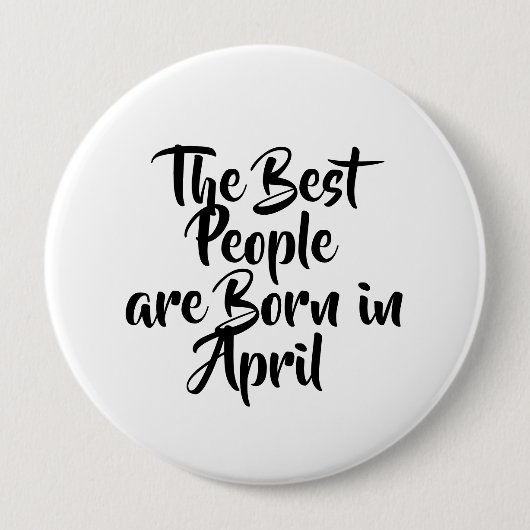 "April" Birthday Button (Voorkant)