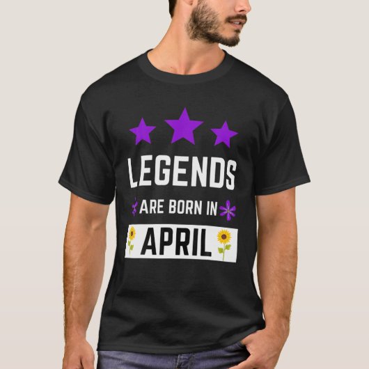 April Birthday Quotes Essential T-shirt (Voorkant)