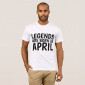 APRIL BIRTHDAY T-Shirts (Voorkant volledig)