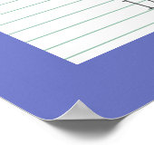 April Birthstone Diamond Artwork Poster (Hoek)