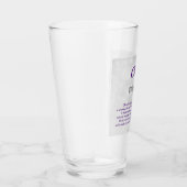 April Birthstone Diamond design Glas (Rechts)