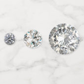 April Birthstone Diamond Tafel Confetti (Voorkanten)