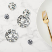April Birthstone Diamond Tafel Confetti (Groep)