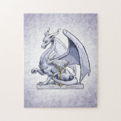 April Birthstone Dragon: Diamond Legpuzzel (Verticaal)