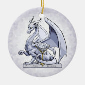 April Birthstone Dragon: Diamond Ornament (Voorkant)