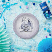 April Birthstone Dragon: Diamond Papieren Bordje (Feest)