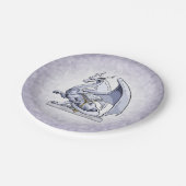 April Birthstone Dragon: Diamond Papieren Bordje (Gekanteld)