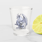 April Birthstone Dragon: Diamond Shot Glas (Voorkant)
