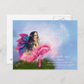 April Birthstone Fairy Briefkaart (Voorkant / Achterkant)