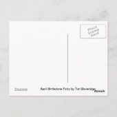 April Birthstone Fairy Briefkaart (Achterkant)