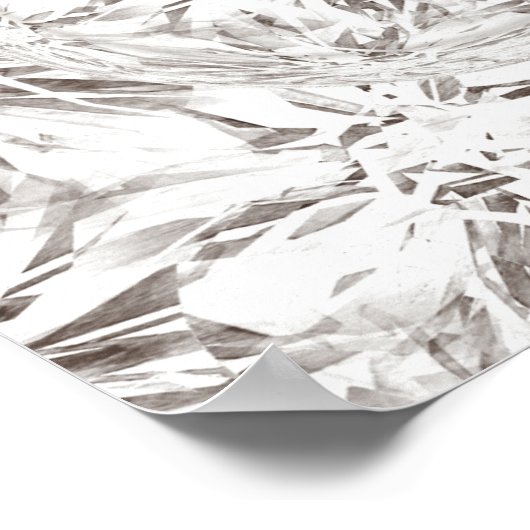 April Birthstone Gemstone Diamond Poster (Hoek)