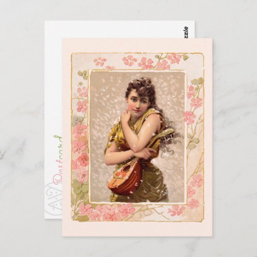 April Blizzard Briefkaart (Voorkant / Achterkant)