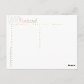 April Blizzard Briefkaart (Achterkant)