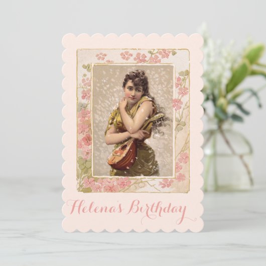 April Blizzard Uitnodiging (Staand voorkant)