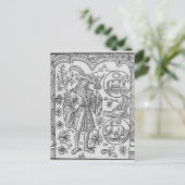 April, bloemen, Aries Briefkaart (Staand voorkant)