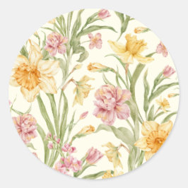 April Blossom Garden Narcissen Sticker