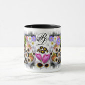 APRIL BOUQUET # 2 ~ Mongram Ringer Mok (Midden)