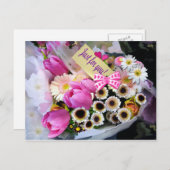 APRIL BOUQUET ~ BRIEFKAART (Voorkant / Achterkant)