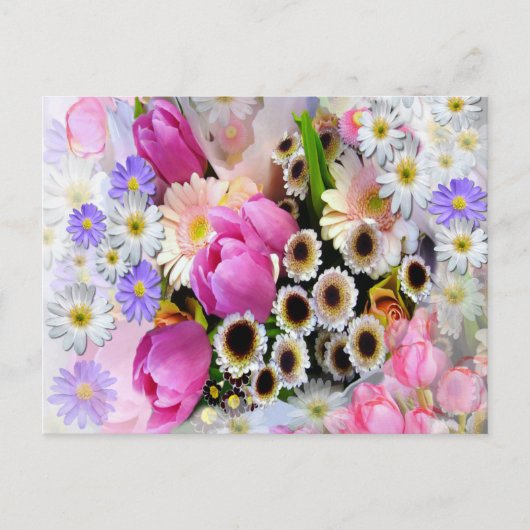 April Bouquet Briefkaart (Voorkant)