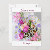 April Bouquet Briefkaart (Voorkant / Achterkant)
