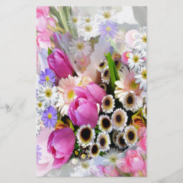 April Bouquet Briefpapier