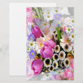 April Bouquet Briefpapier (Voorkant / Achterkant)