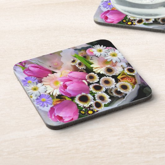 April Bouquet Drankjes Onderzetter (Linkerzijde)