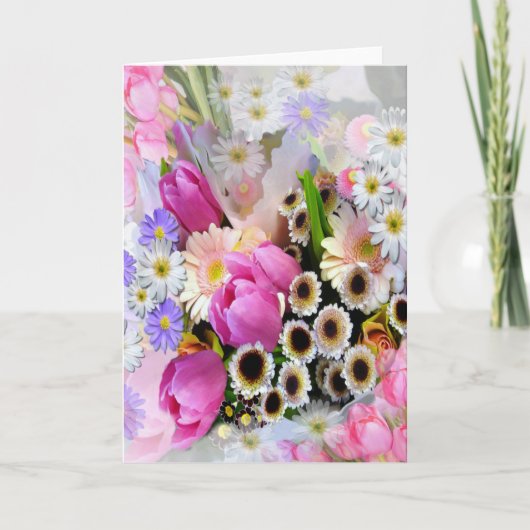 April Bouquet Kaart (Voorkant)