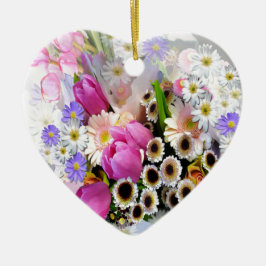 April Bouquet Keramisch Ornament